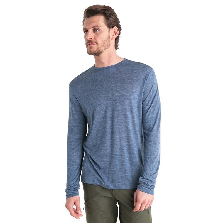 Icebreaker Mens 125 Cool-lite Sphere III L/S Tee (Lilla (DAWN HTHR) Small)