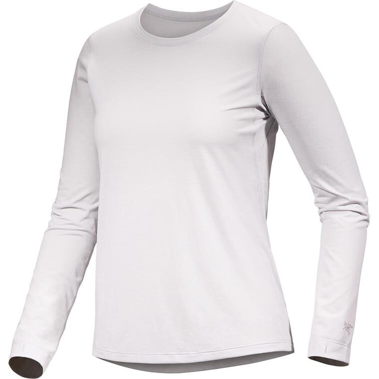 Arcteryx Womens Taema Crew L/S (Hvid (ATMOS HEATHER) X-small)