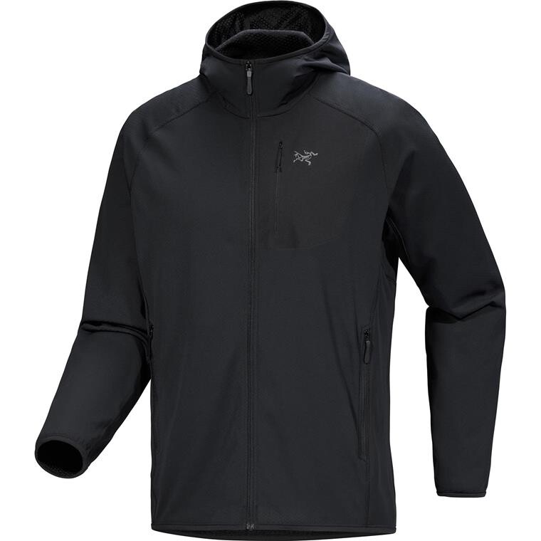 Arcteryx Mens Delta Hoody (Sort (BLACK) Medium)