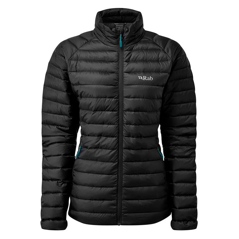 RAB Womens Microlight Jacket (Sort (BLACK) Large)