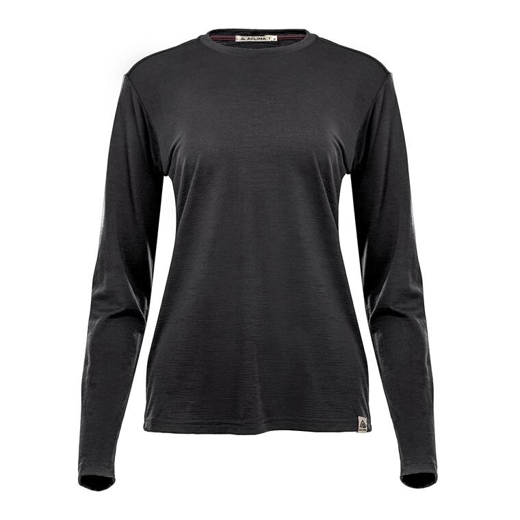 Aclima Womens LightWool 180 Crewneck (Grå (MARENGO) X-small)