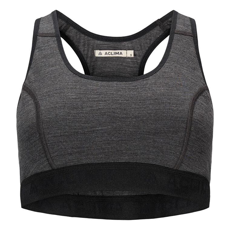 Aclima Womens LightWool 180 Sports Top (Grå (MARENGO) X-small)