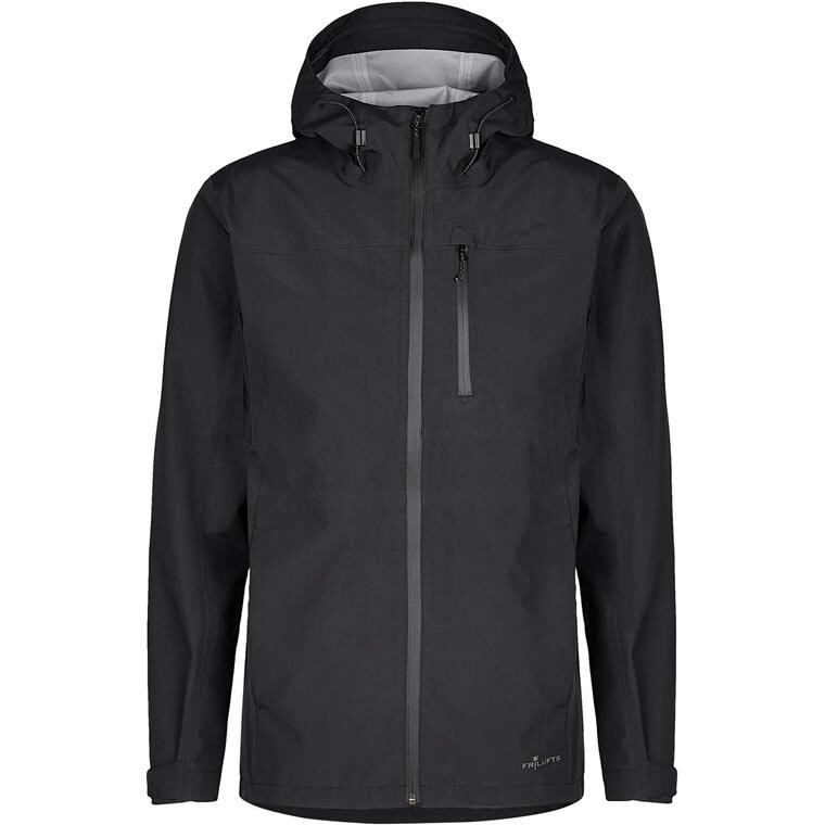 Frilufts Mens Aradena Hooded Jacket (Sort (CAVIAR) Small)