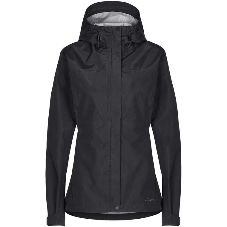 Frilufts Womens Aradena Hooded Jacket (Sort (CAVIAR) Small)