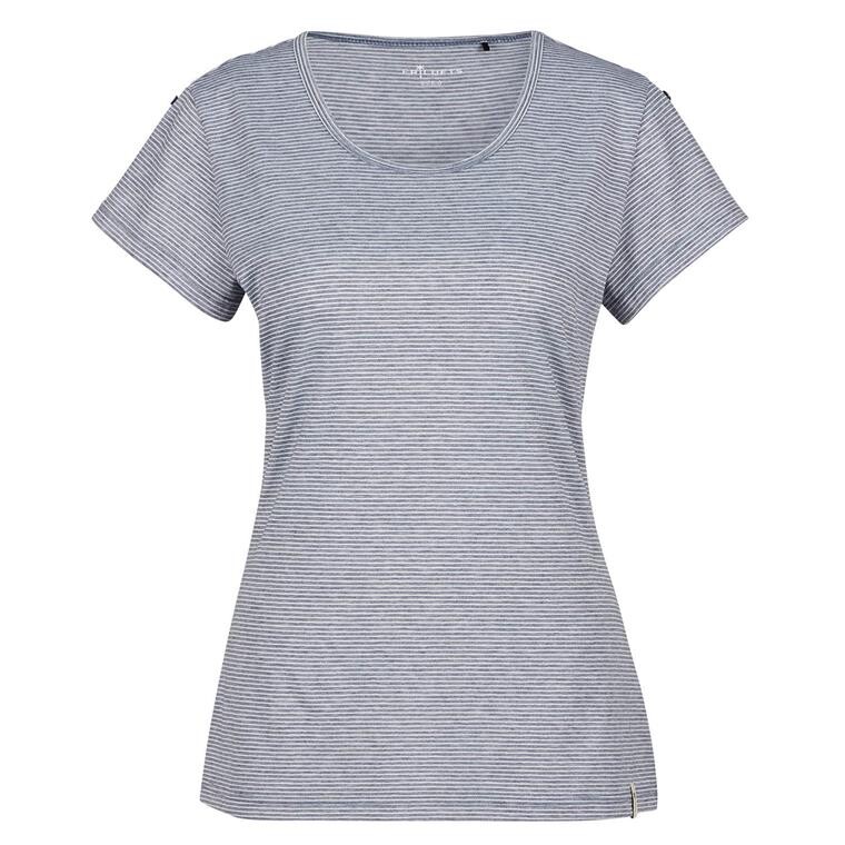 Frilufts Womens Moholt T-shirt (Rød (ARAGON/BRIGHT WHITE STRIPED) Small)