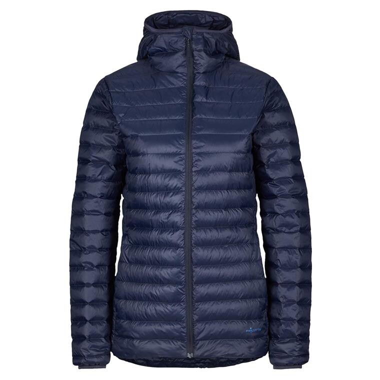 Frilufts Womens Klukufoss Hooded Down Jacket (Blå (DARK SAPPHIRE) Small)