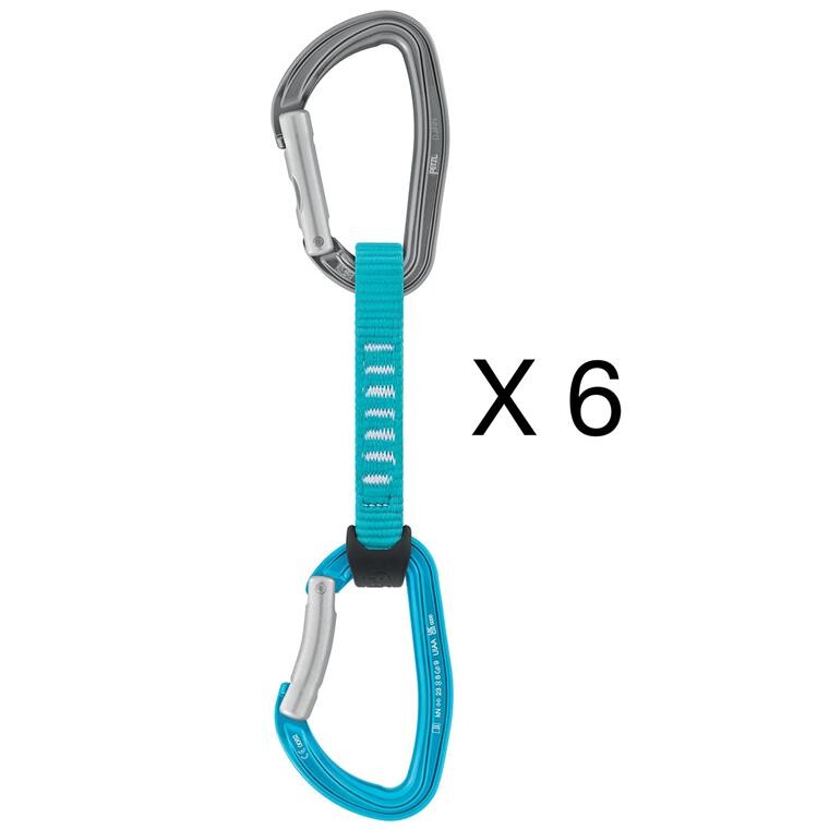 Petzl Djinn Axess Quickdraw 12 Cm 6-Pack (Blå (ASSORTED))
