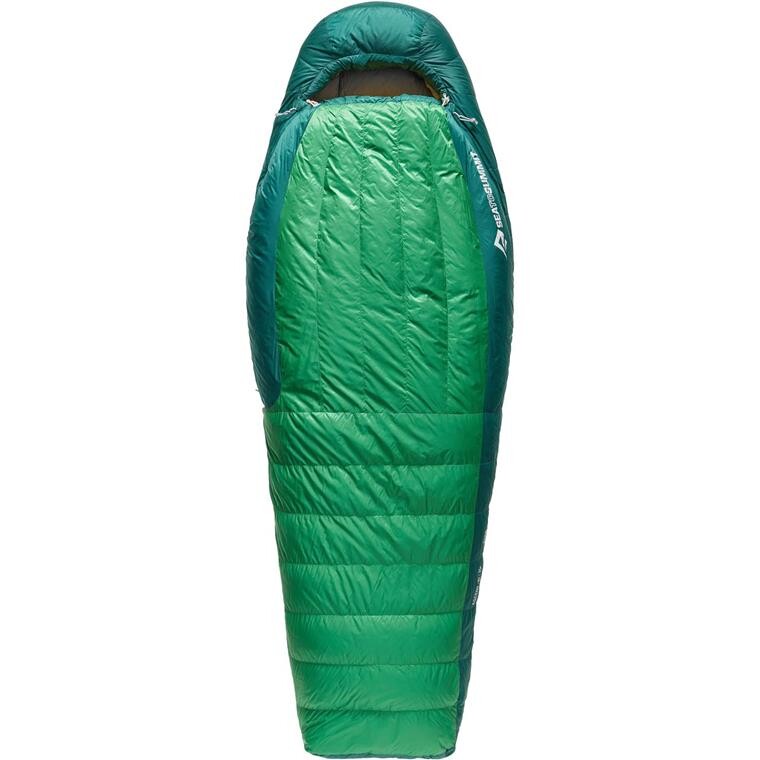 Sea to Summit Ascent -9c Down Sleeping Bag (Grøn (RAIN FOREST GREEN) Personlængde 185 cm)