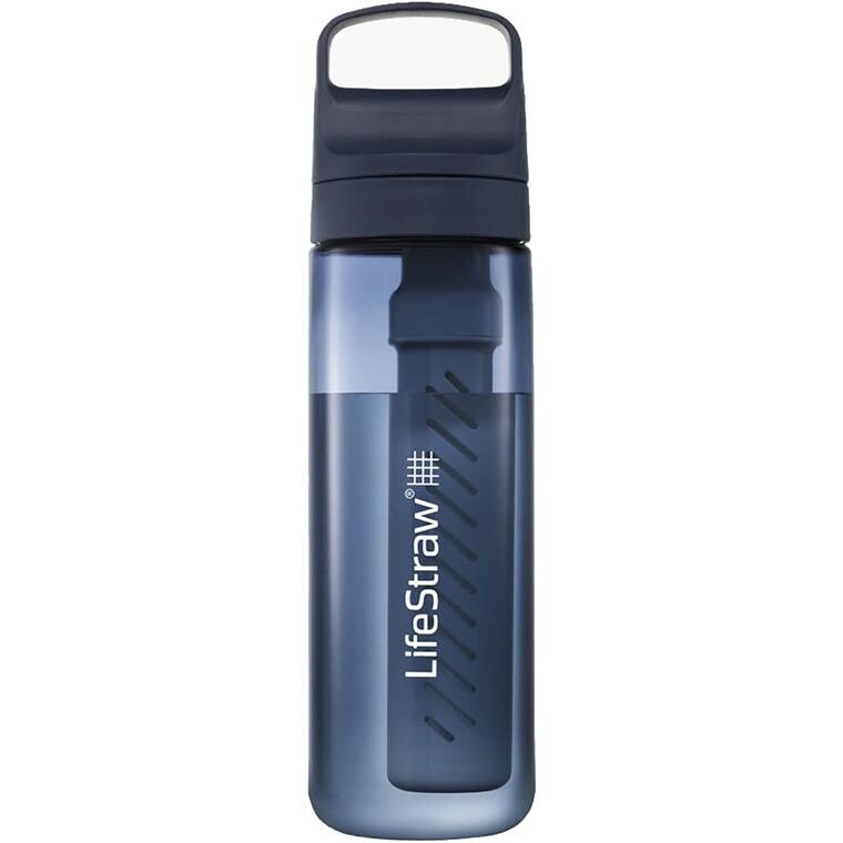 LifeStraw Go 2.0 Water Filter Bottle 22oz 650 Ml (Blå (AEGAN SEA))