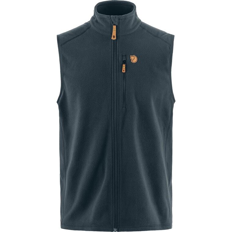 Fjällräven Mens Övik Lite Fleece Vest (Blå (DARK NAVY/555) X-small)