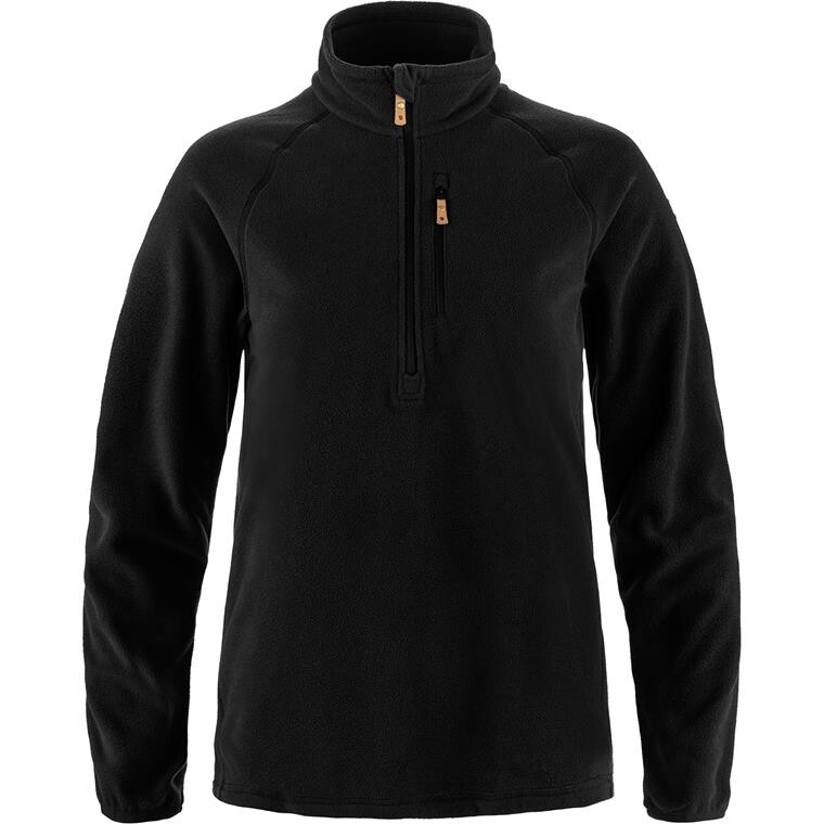 Fjällräven Womens Övik Lite Fleece Half Zip (Sort (BLACK/550) X-small)
