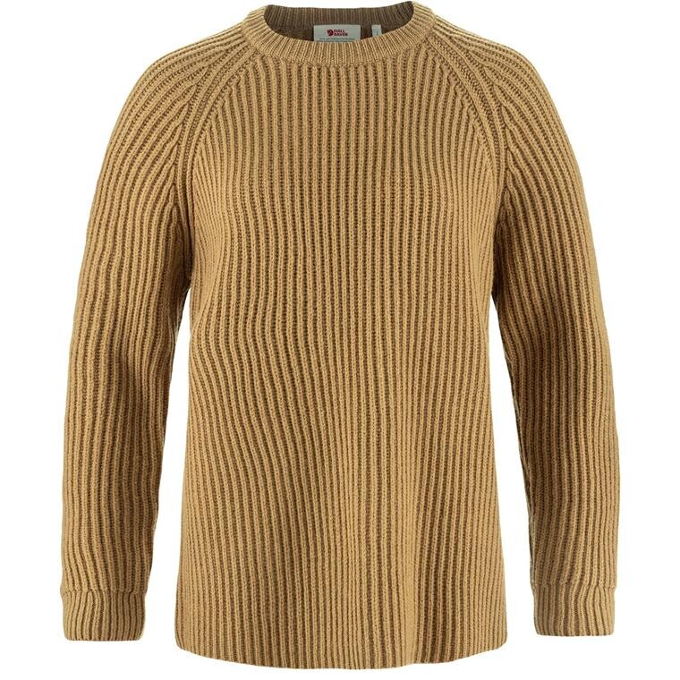 Fjällräven Womens Övik Rib Sweater (Brun (BUCKWHEAT BROWN/232) X-small)