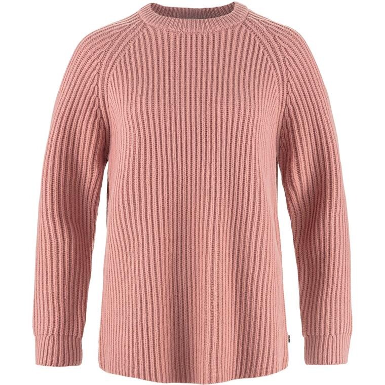 Fjällräven Womens Övik Rib Sweater (Lyserød (DUSTY ROSE/300) X-small)