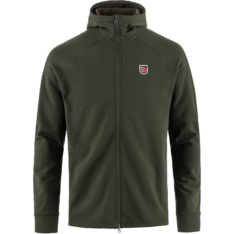 Fjällräven Mens Expedition Fleece Hoodie (Grøn (DEEP FOREST/662) Small)