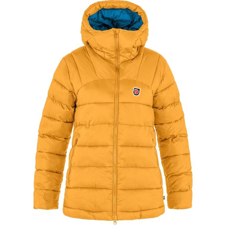 Fjällräven Womens Expedition Mid Winter Jacket (Gul (MUSTARD YELLOW-UN BLUE/161-525) X-small)