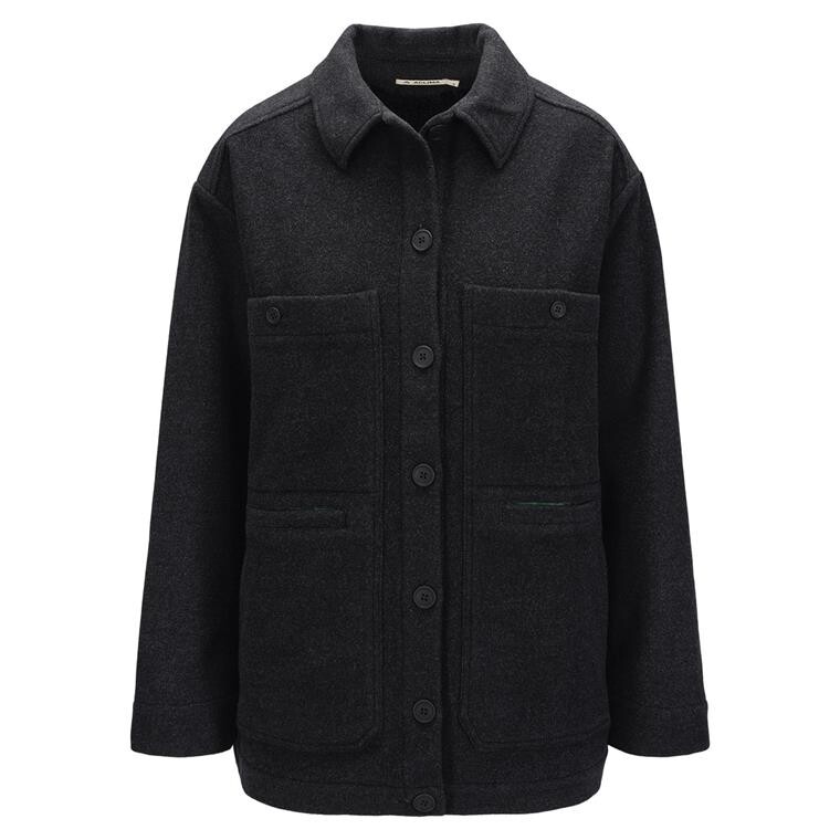 Aclima Womens Reborn Lumber Jacket (Grå (DARK GREY MELANGE) Small)