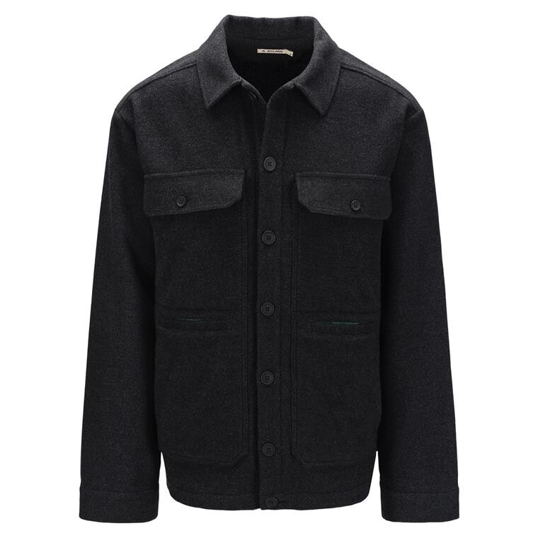 Aclima Mens Reborn Lumber Jacket (Grå (DARK GREY MELANGE) Large)
