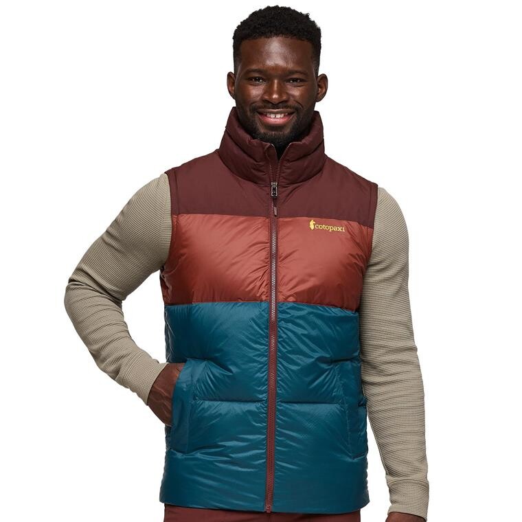 Cotopaxi Mens Solazo Down Vest (Orange (CHESTNUT/RUSTY) Small)