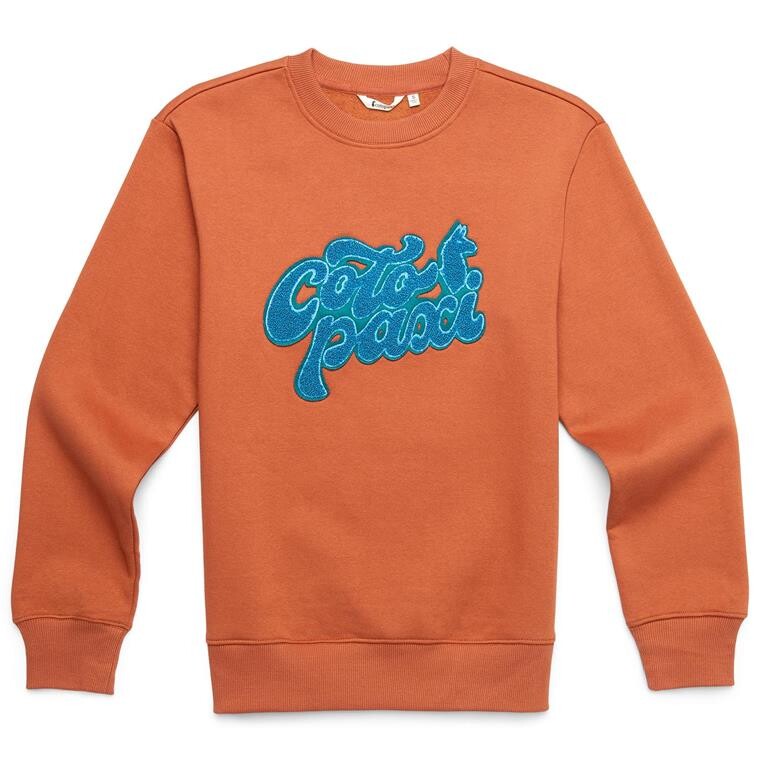 Cotopaxi Womens Coto-patch Crew Sweatshirt (Orange (FADED BRICK) Small)
