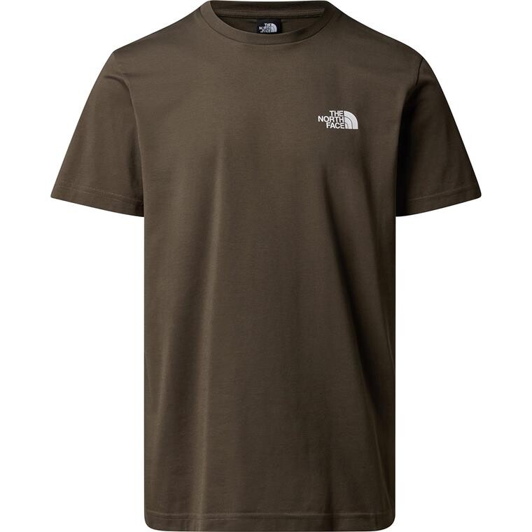 The North Face Mens S/S Simple Dome Tee (Grøn (NEW TAUPE GREEN) Small)