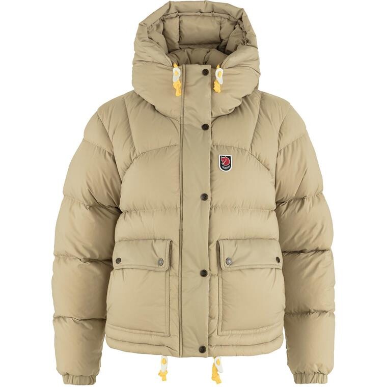 Fjällräven Womens Expedition Down Cropped Jacket (Hvid (FOSSIL/118) XX-small)