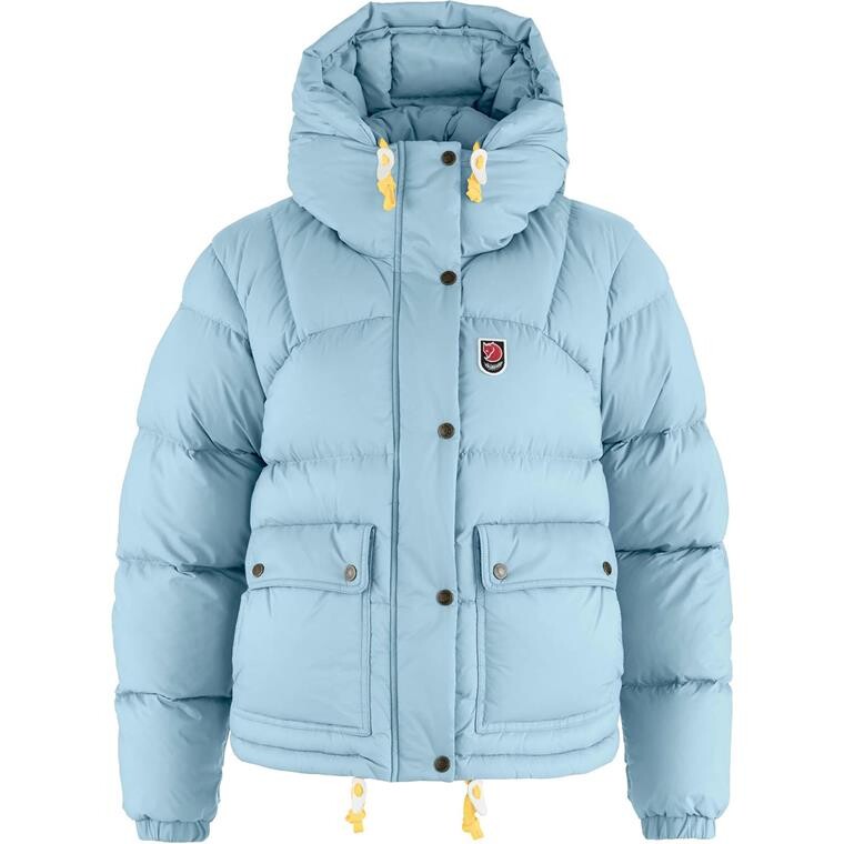 Fjällräven Womens Expedition Down Cropped Jacket (Blå (BREEZE BLUE/514) X-large)