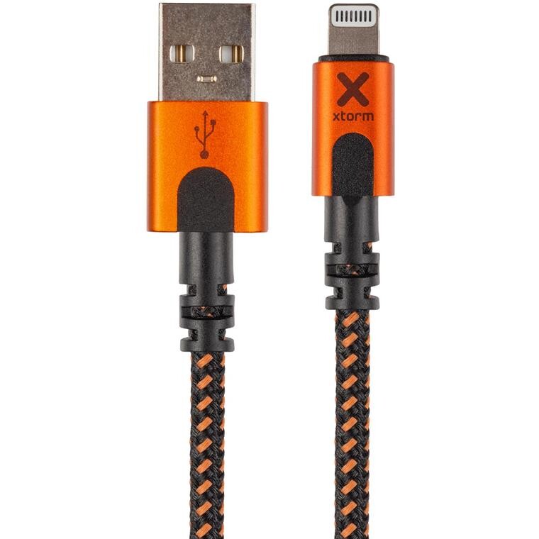 Xtorm Xtreme USB To Lightning Cable (1,5m) F20 (Sort (BLACK/ORANGE))