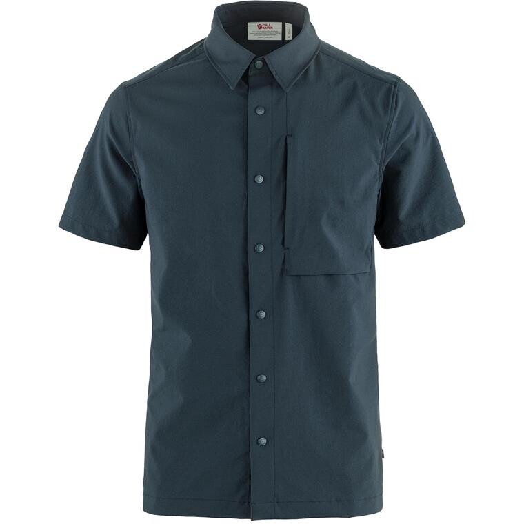 Fjällräven Mens High Coast Pack Shirt S/S (Blå (DARK NAVY/555) X-small)