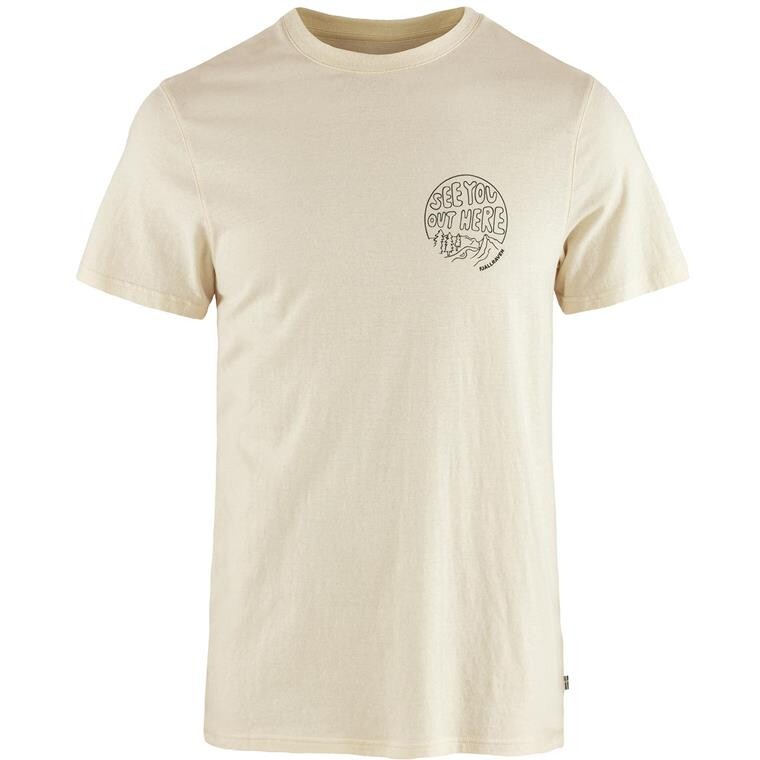 Fjällräven Mens Hemp Blend Out Here T-shirt (Hvid (CHALK WHITE/113) X-small)