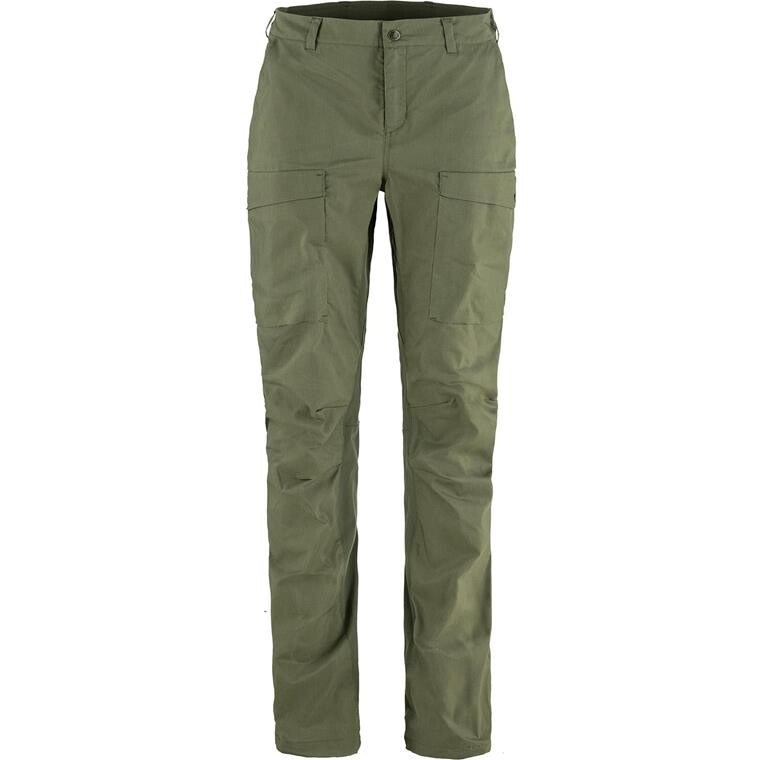 Fjällräven Womens Abisko Hybrid Trail Trousers (Grøn (LAUREL GREEN/625) 34)