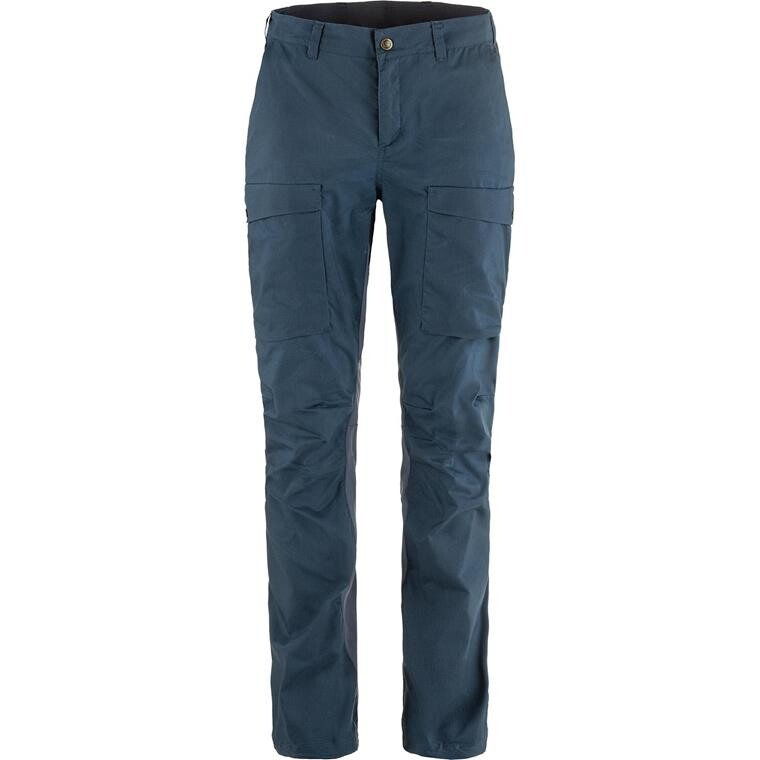 Fjällräven Womens Abisko Hybrid Trail Trousers (Blå (NAVY/560) W32 kort)