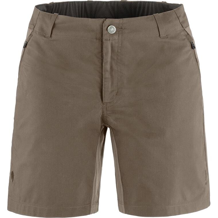 Fjällräven Womens Hoja Hybrid Shorts (Brun (SUEDE BROWN/244) 34)