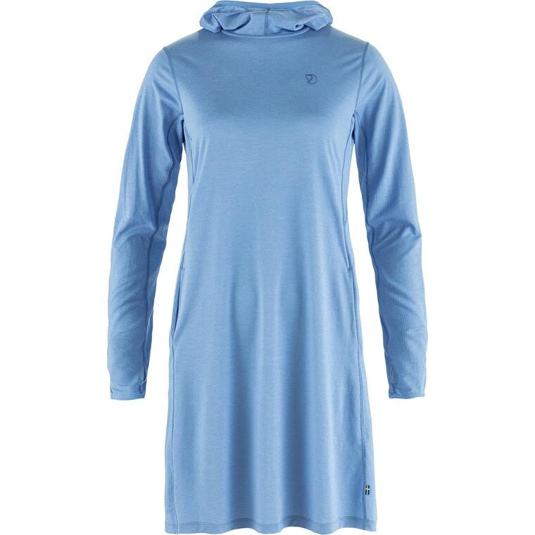 Fjällräven Womens Abisko Sun-hoodie Dress (Blå (ULTRAMARINE/537) X-small)