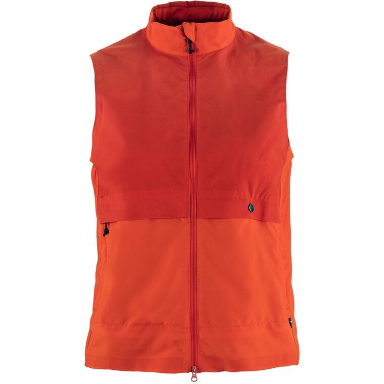 Fjällräven Womens Hoja Adventure Vest (Orange (FLAME ORANGE/214) XX-small)