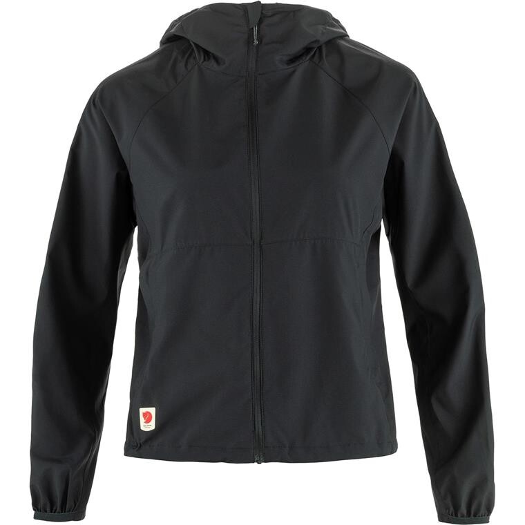Fjällräven Womens High Coast Short Wind Hoodie (Sort (BLACK/550) X-small)