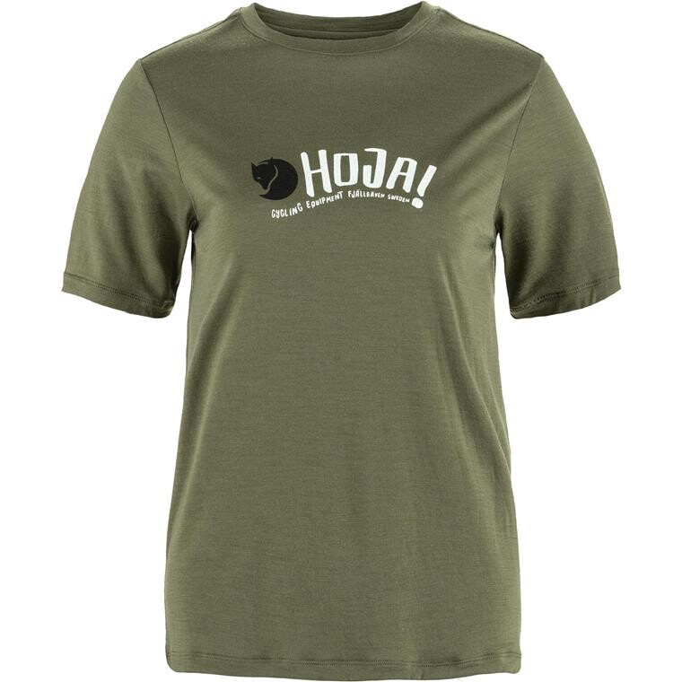 Fjällräven Womens Hoja Wool T-shirt (Grøn (LAUREL GREEN/625) XX-small)