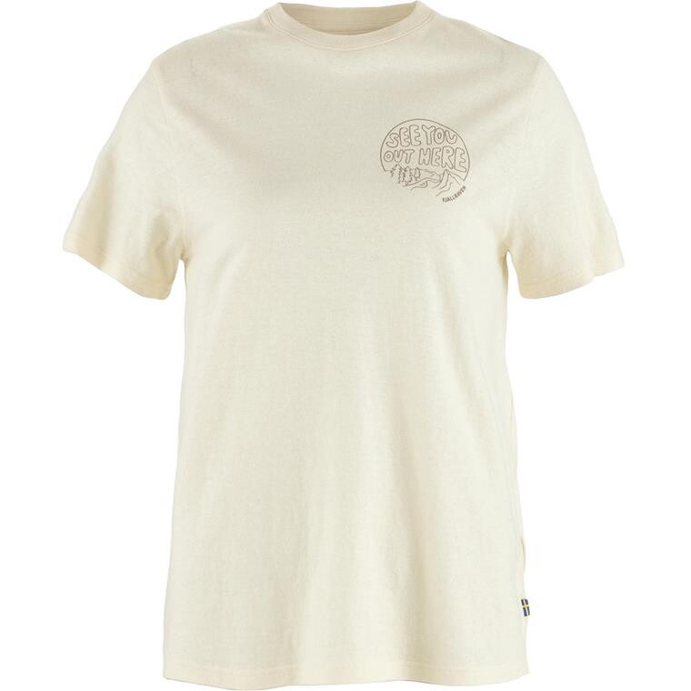 Fjällräven Womens Hemp Blend Out Here T-shirt (Hvid (CHALK WHITE/113) XX-small)
