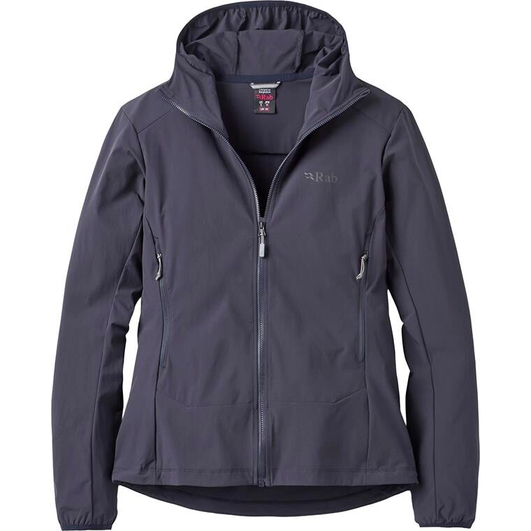 RAB Womens Borealis Hoody (Sort (BELUGA) Medium)