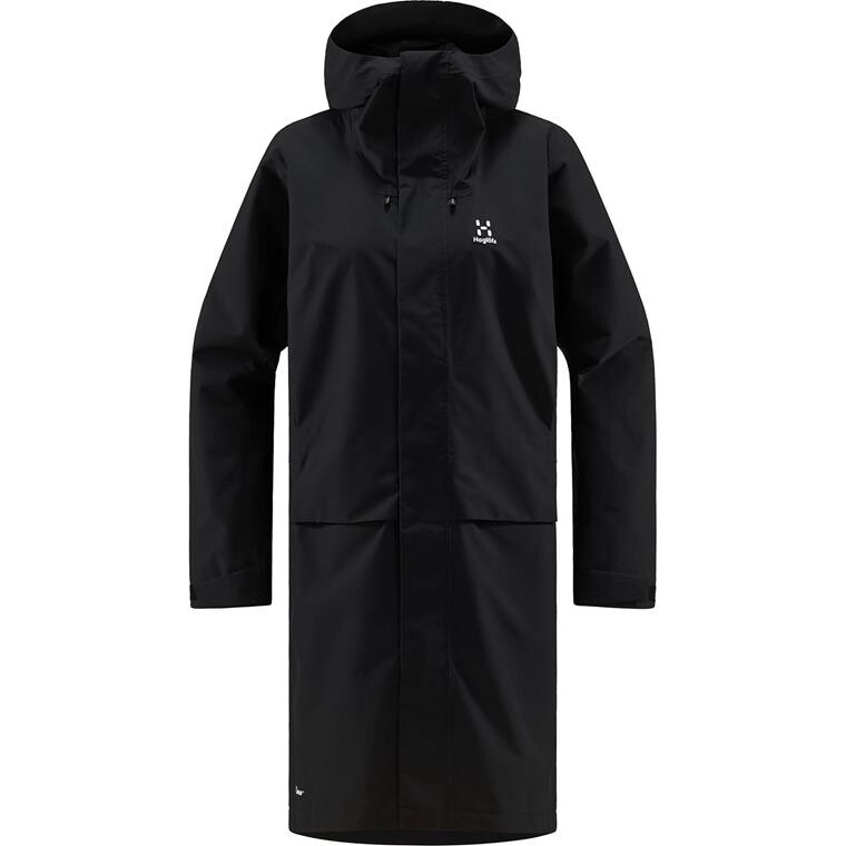 Haglöfs Womens Aria Proof Parka (Sort (TRUE BLACK) X-small)