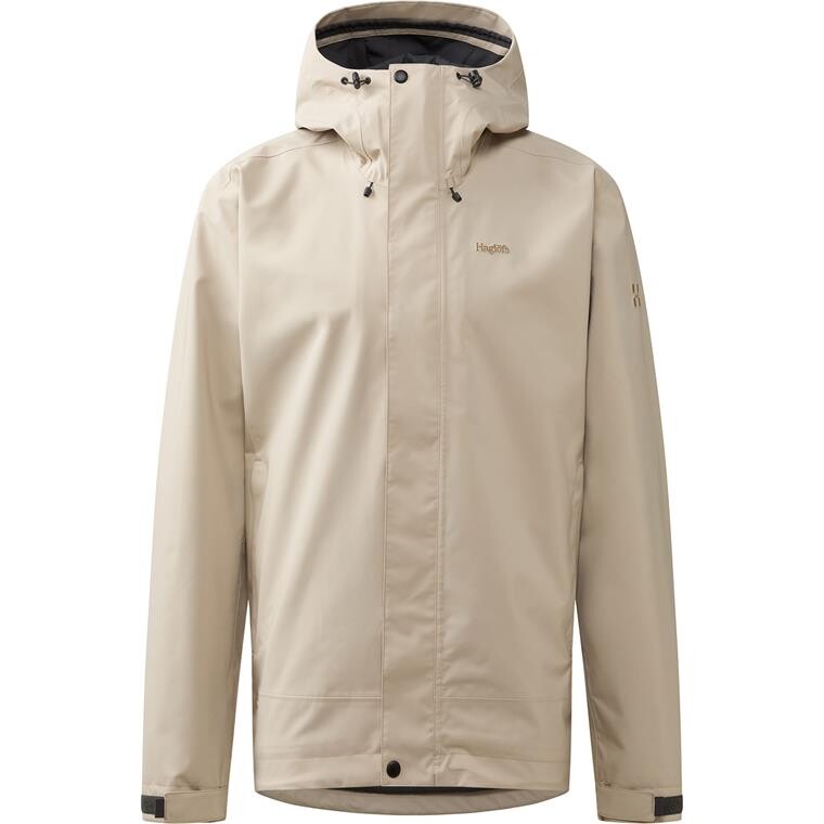 Haglöfs Mens Breeze Proof Jacket (Beige (CHALK BEIGE) Small)