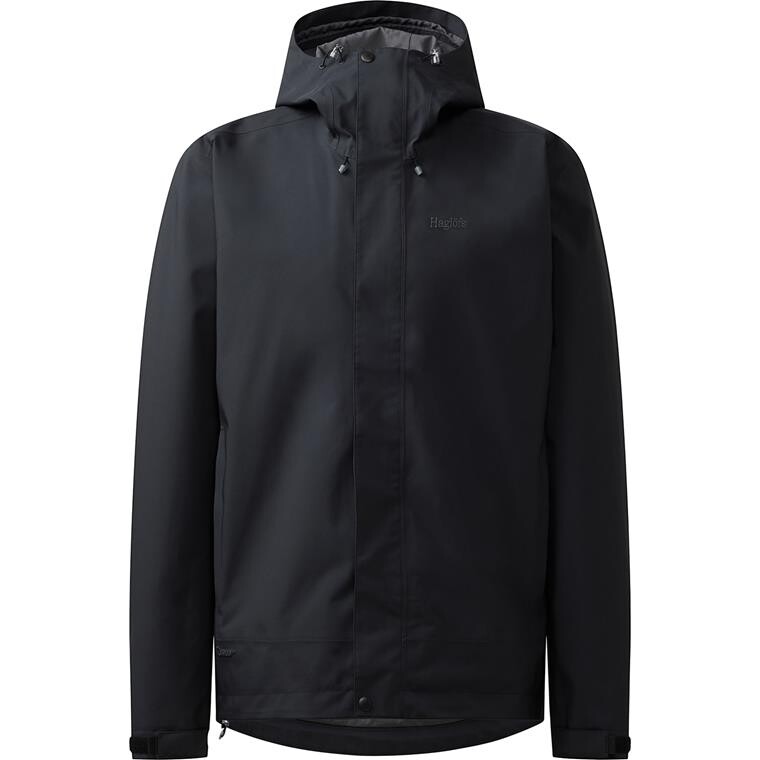 Haglöfs Mens Breeze Proof Jacket (Sort (TRUE BLACK) Small)