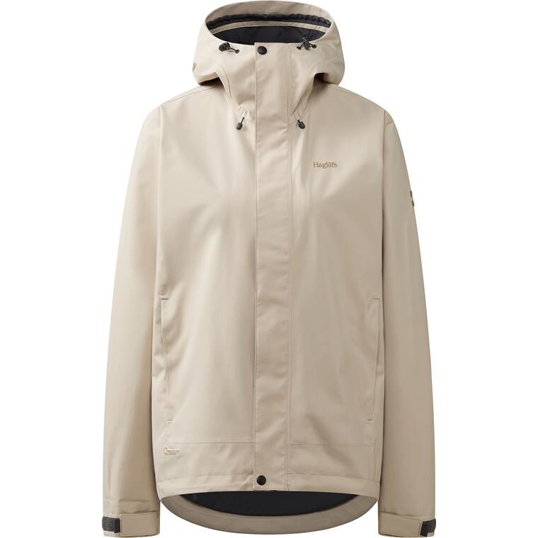 Haglöfs Womens Breeze Proof Jacket (Beige (CHALK BEIGE) X-small)