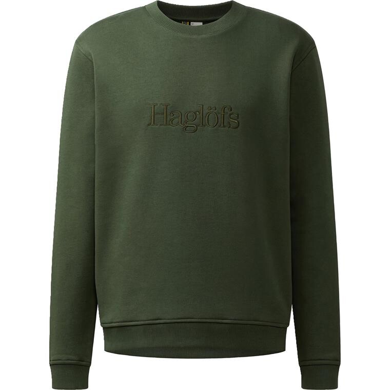 Haglöfs Mens Haglöfs Crewneck (Grøn (SEAWEED GREEN) Small)