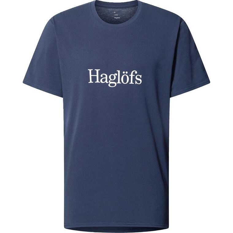 Haglöfs Mens Outsiders Tee (Blå (TARN BLUE) Small)