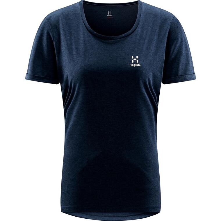 Haglöfs Womens Ridge Hike Tee (Blå (TARN BLUE SOLID) Small)