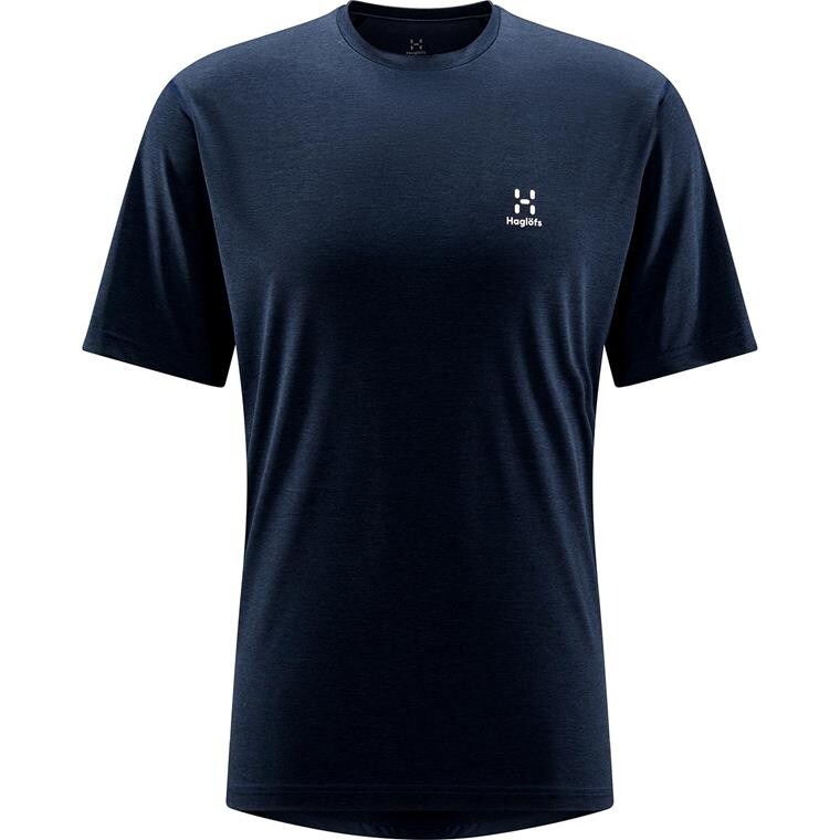 Haglöfs Mens Ridge Tee (Blå (TARN BLUE SOLID) Small)