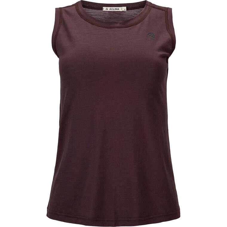 Aclima Womens LightWool 140 Singlet V2 (Lilla (CHOCOLATE PLUM) X-small)