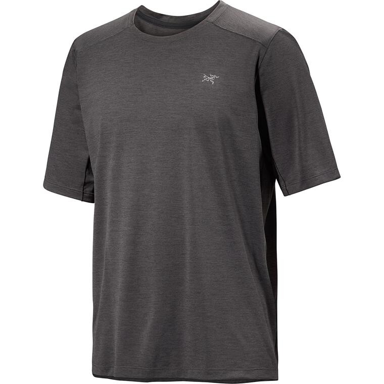 Arcteryx Mens Cormac Crew S/S (Sort (BLACK HEATHER) Small)