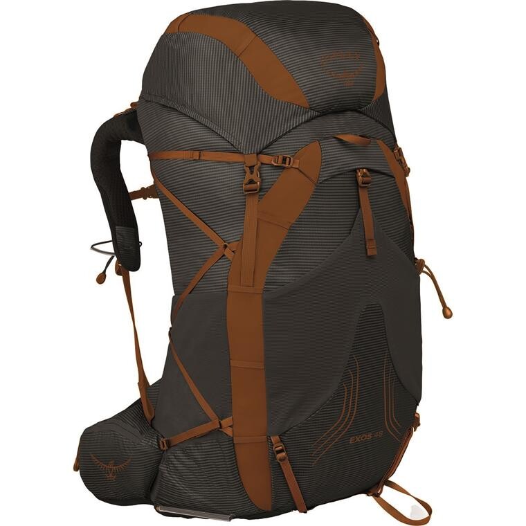 Osprey Mens Exos 48 (Grå (DARK CHARCOAL GREY) Small/medium)