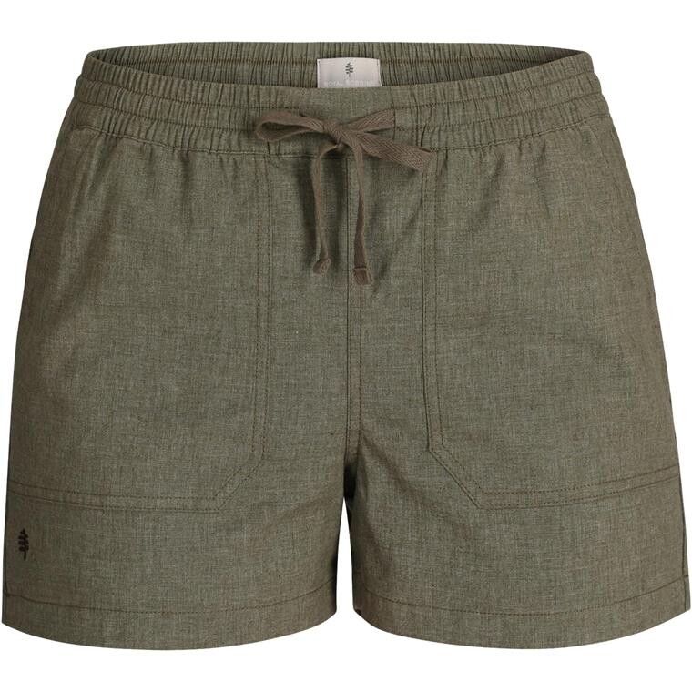 Royal Robbins Womens Hempline Short (Grøn (EVERGLADE) Small)